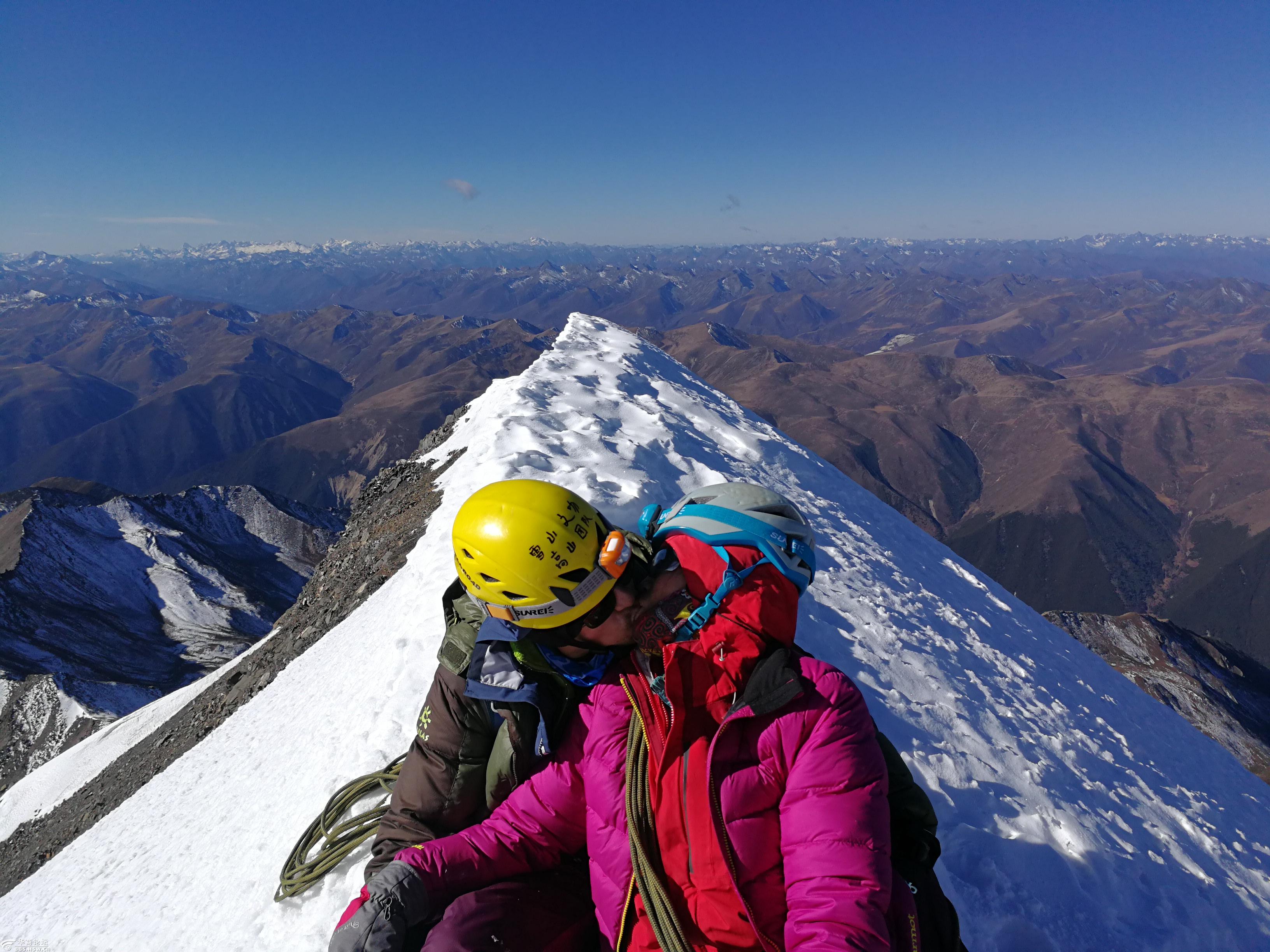 贡嘎山之吻那玛峰5588米全程登顶纪实美爆了帅呆了谢谢山神