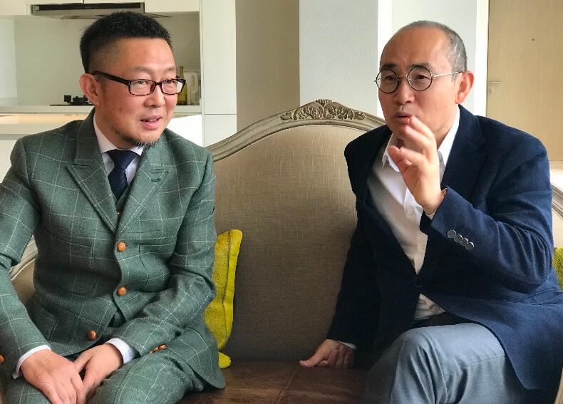 出席私人展览潘石屹接受专访：西安是一座伟大的城市  