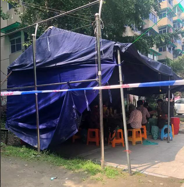 邻居搭帐篷做法事私拉电线 杭州4岁女童触碰钢管触电身亡