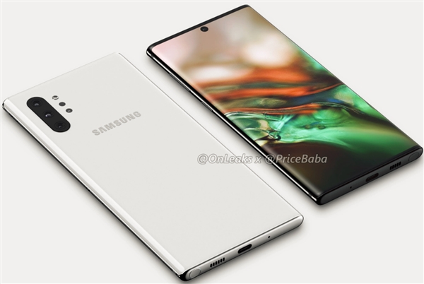 对标华为Mate 30/iPhone 11：三星Note 10系列就长这样