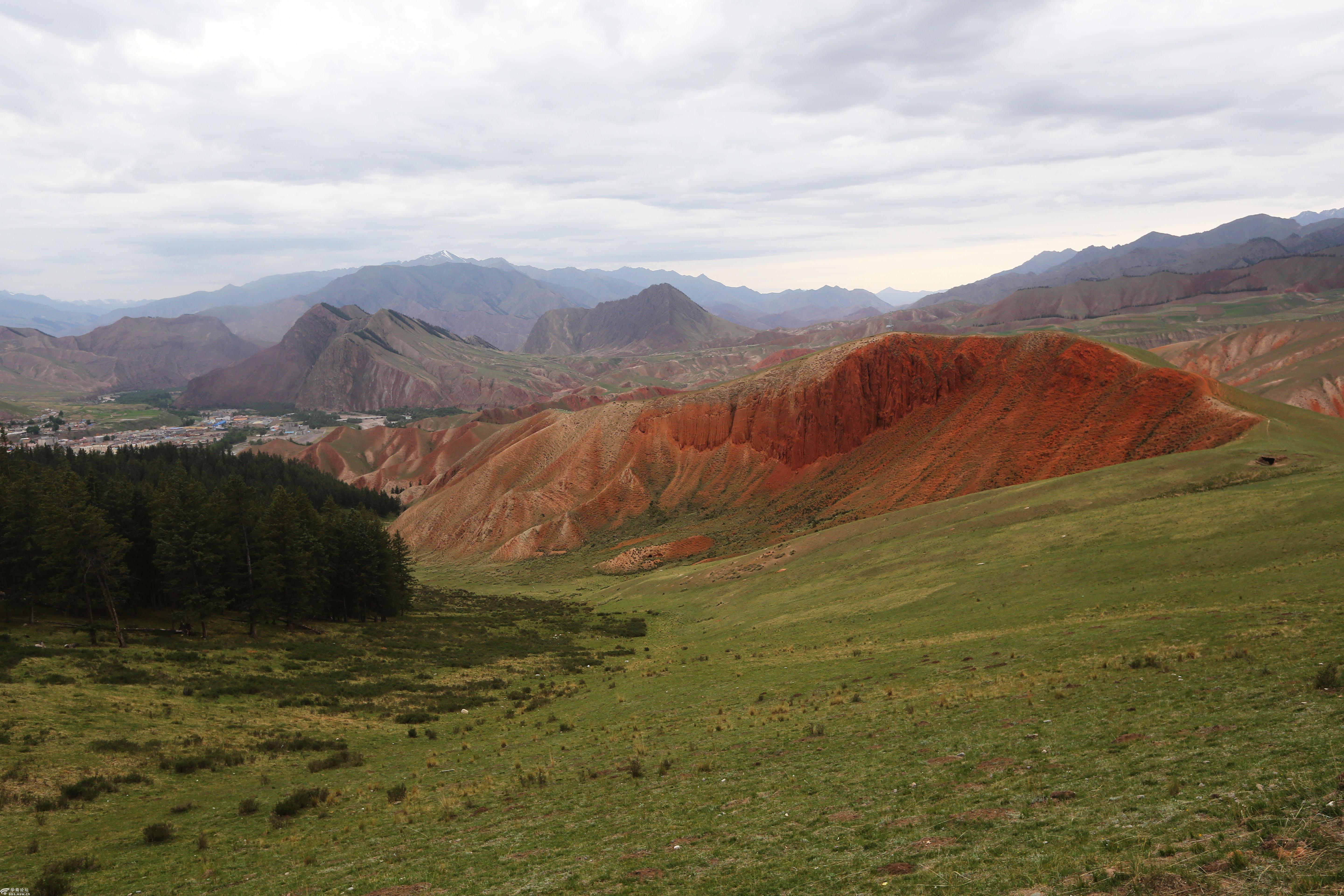 卓尔山丹霞风光