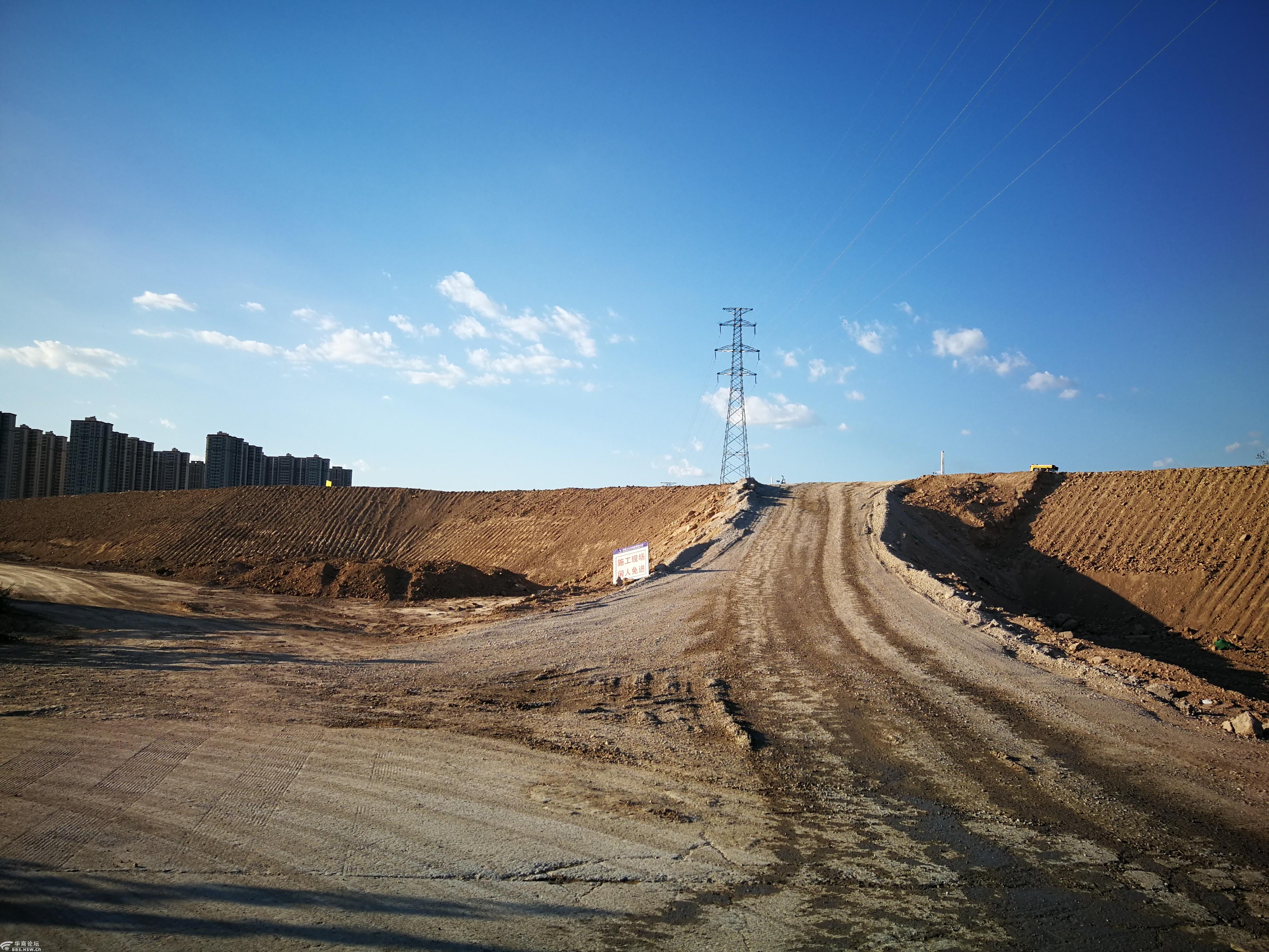 三伏天骑行银西高铁北塬新城站!-咸阳论坛-华商论坛