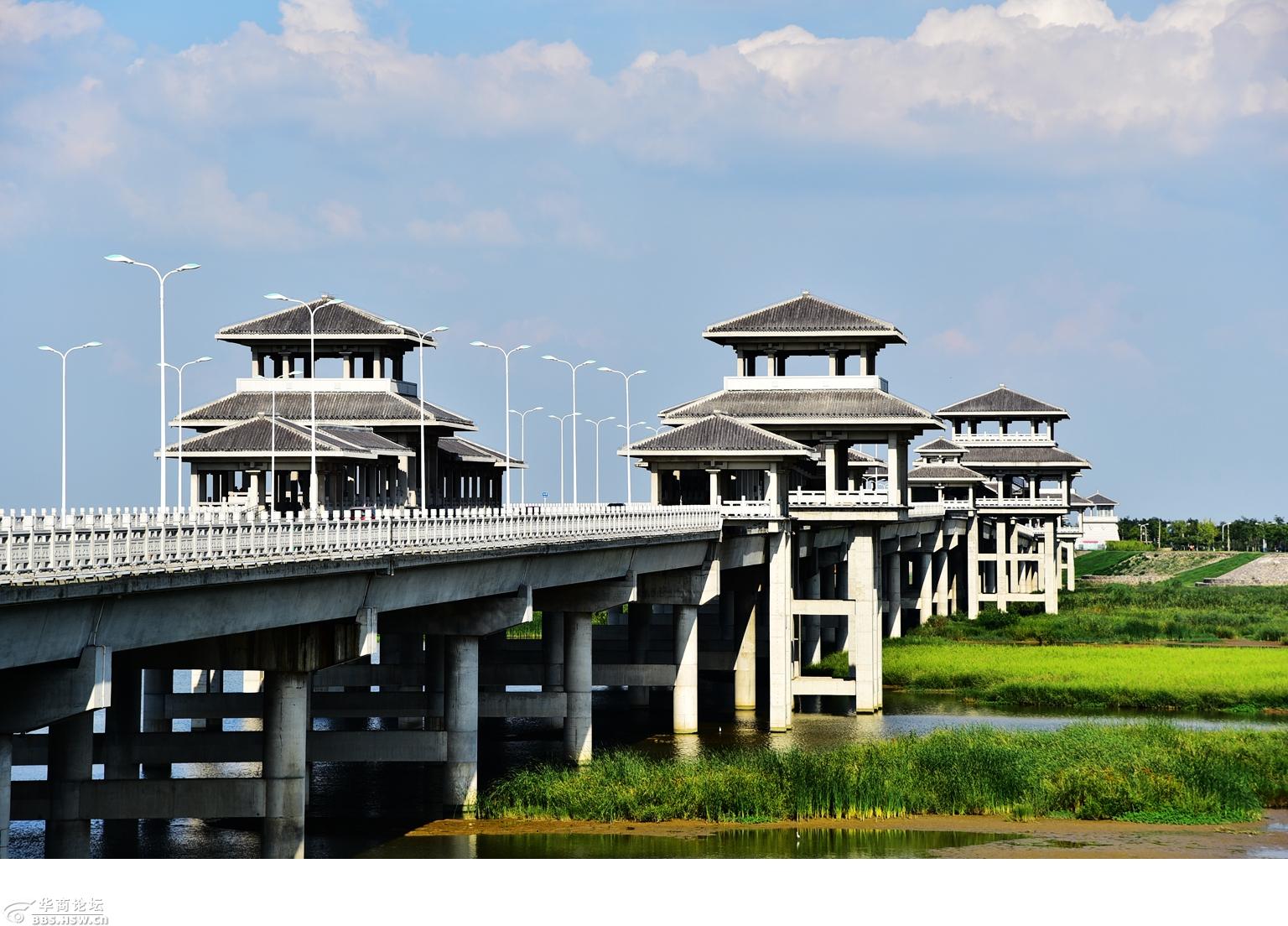 渭河南岸西安段生态景区掠影之二灞渭桥