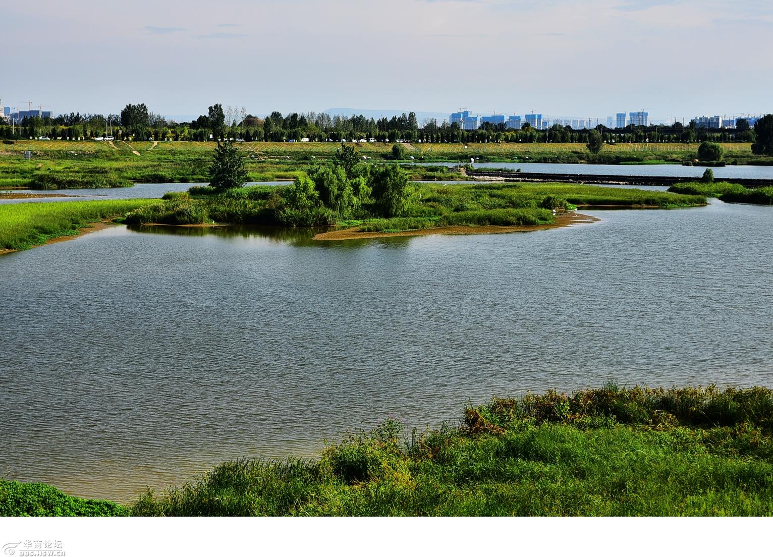 渭河南岸西安段生态景区掠影之二灞渭桥