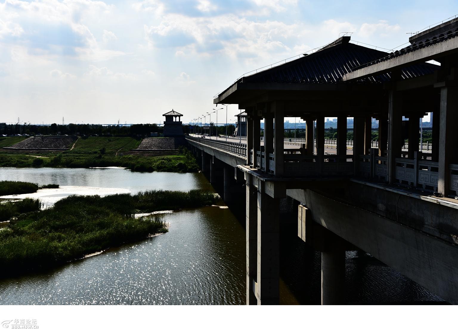 渭河南岸西安段生态景区掠影之二灞渭桥