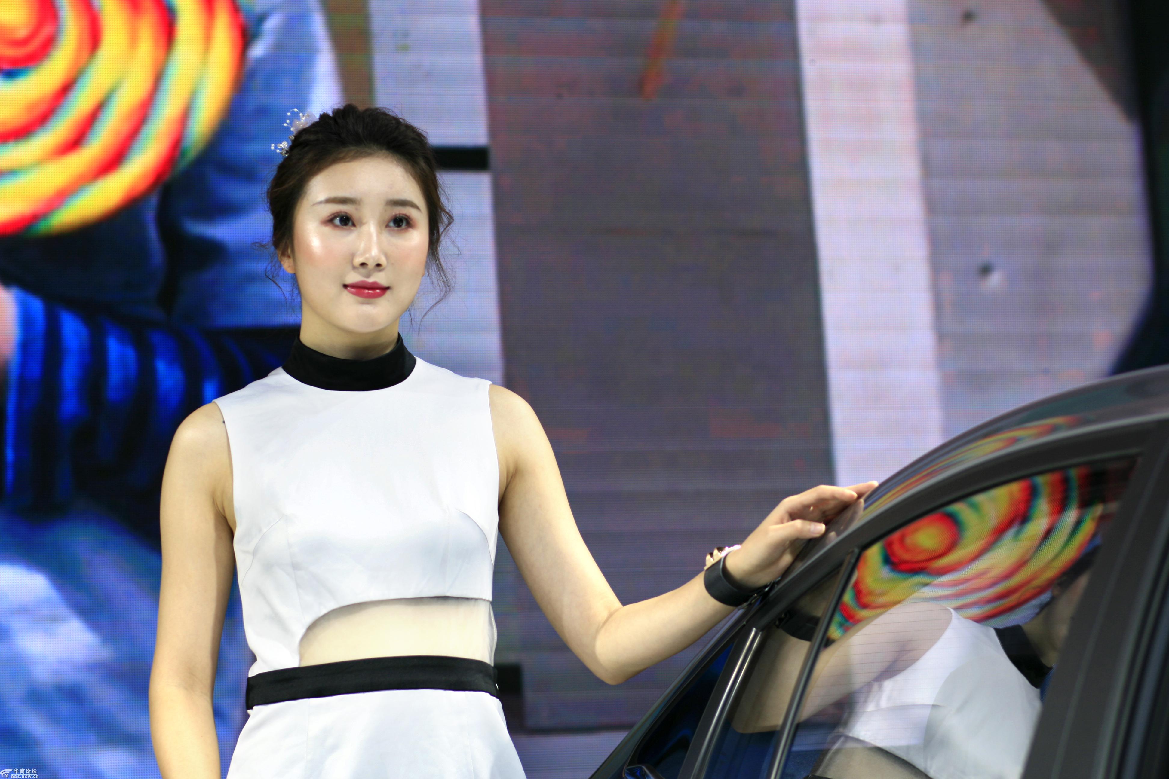 摄影日记十一车展上那些漂亮的车模