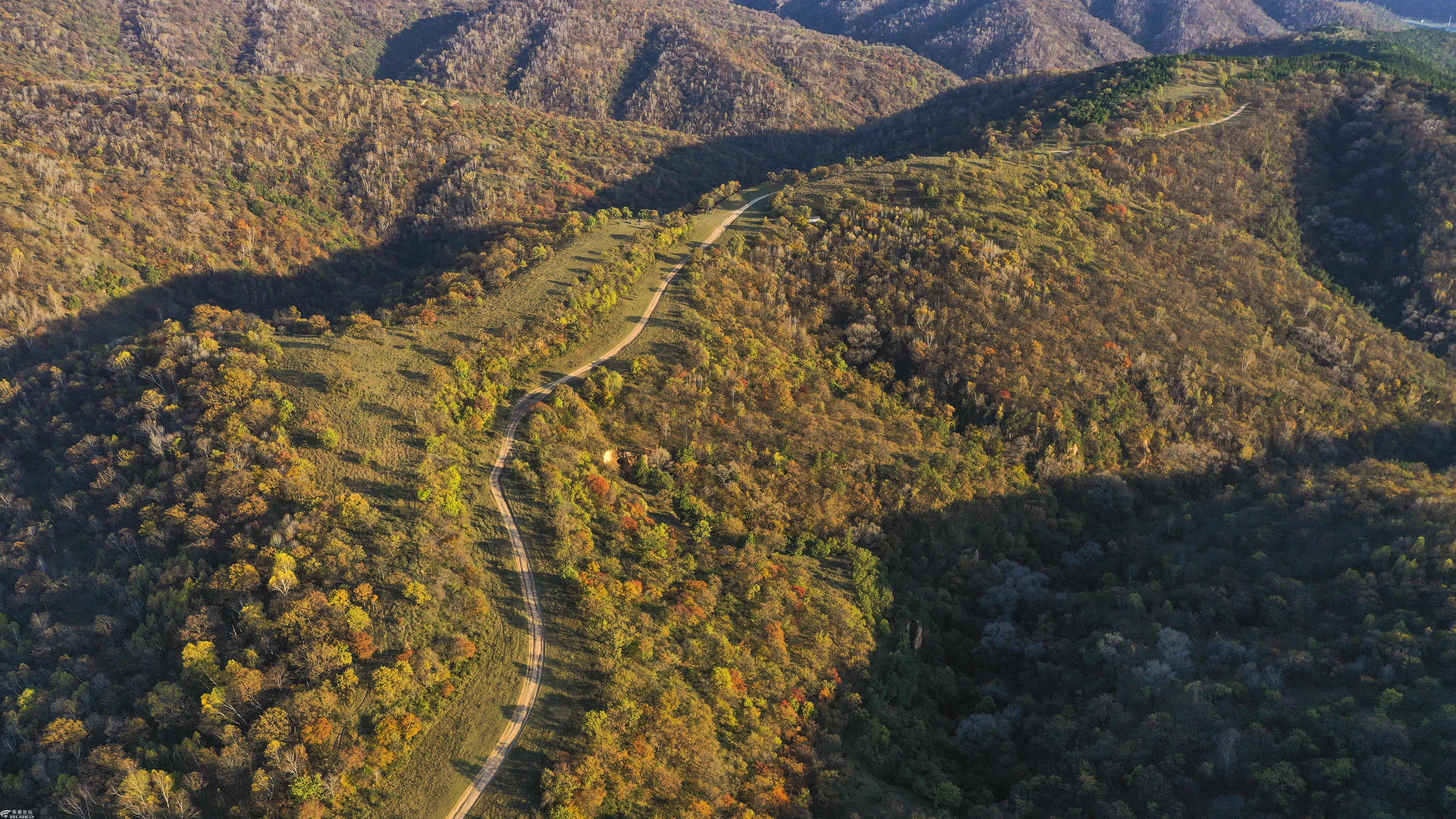 迷上秦直道 航拍秦直道