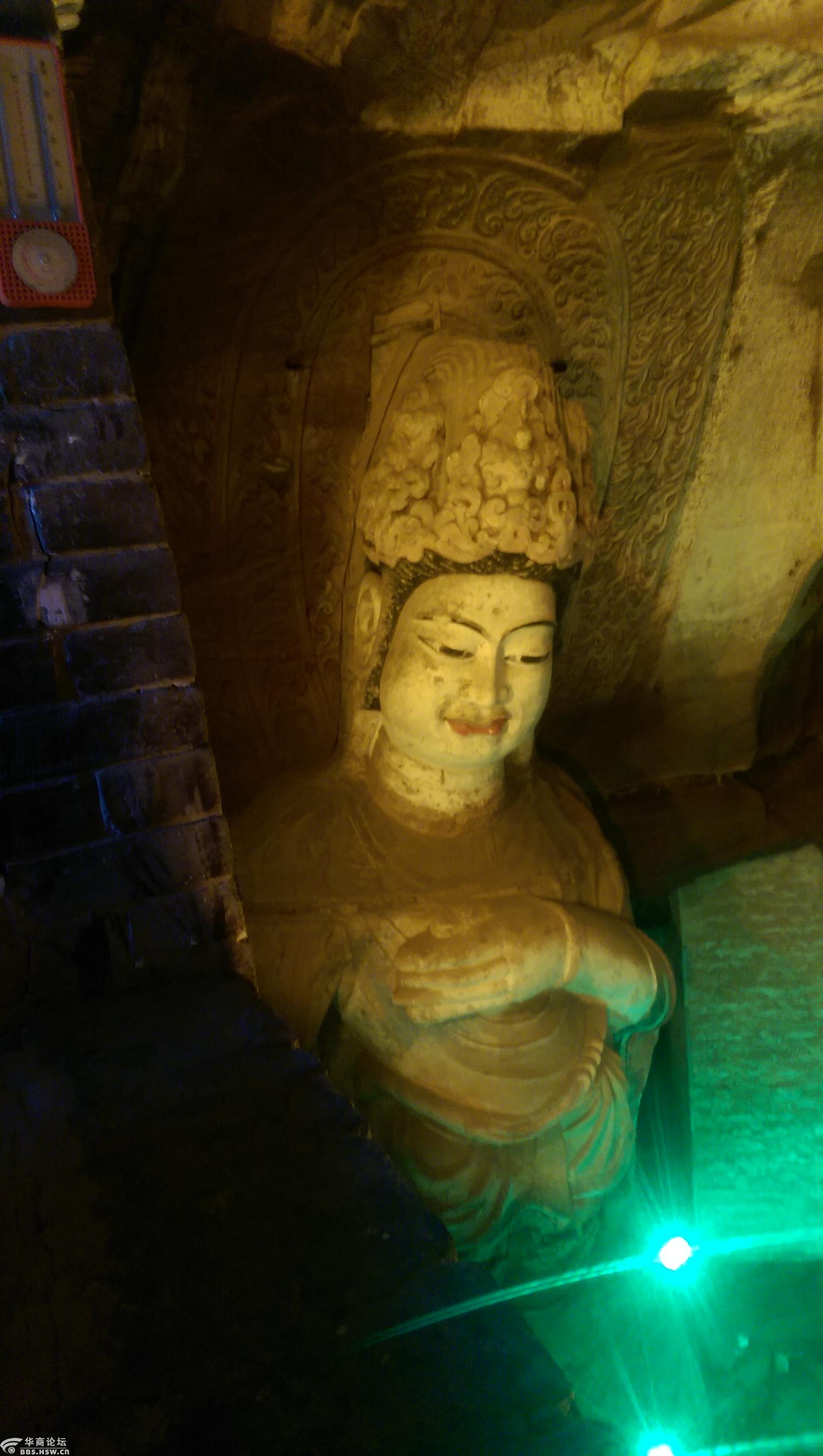 世界文化遗产彬县唐代大佛石像