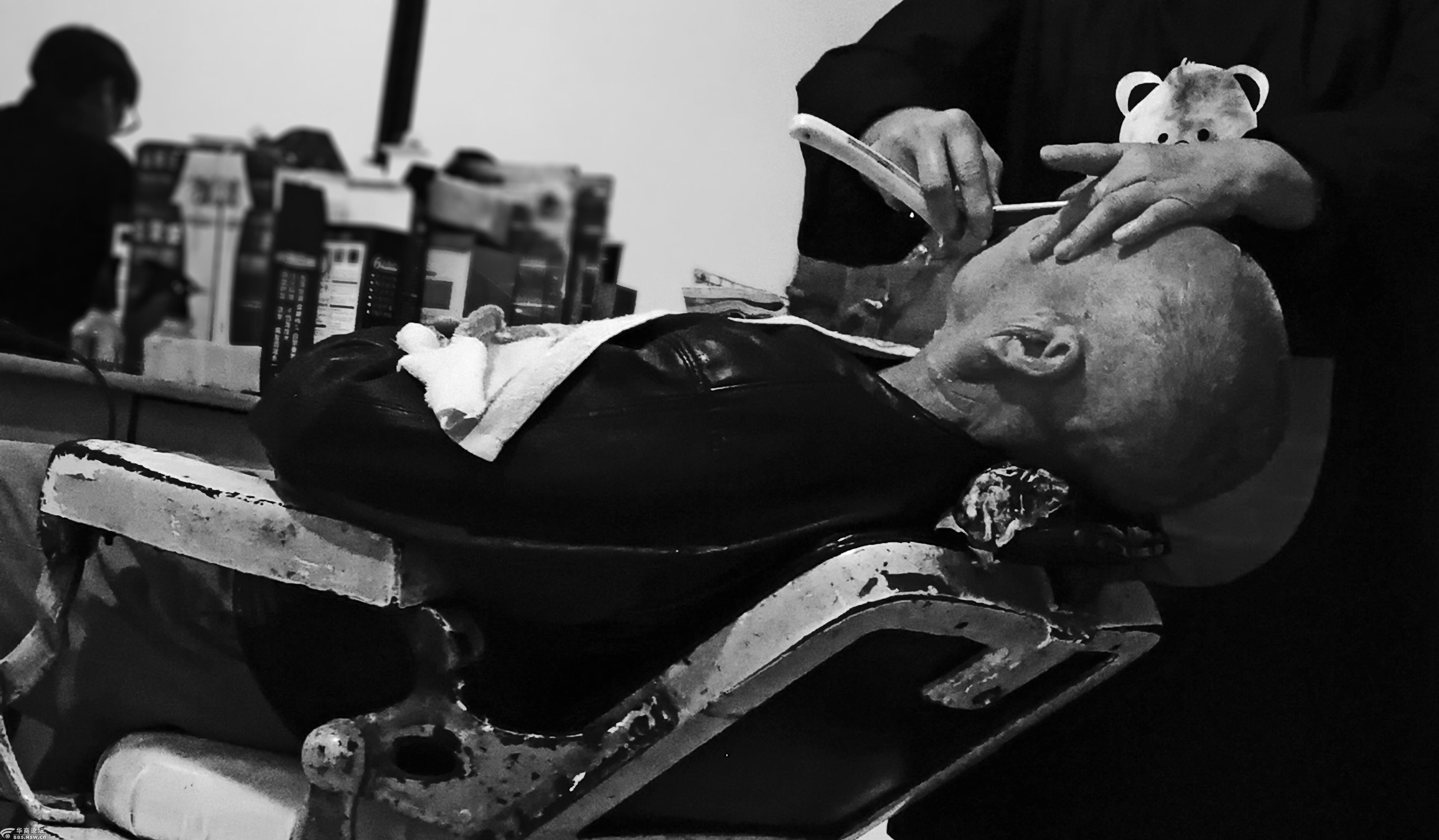 摄影日记长安老理发馆的剃头师傅