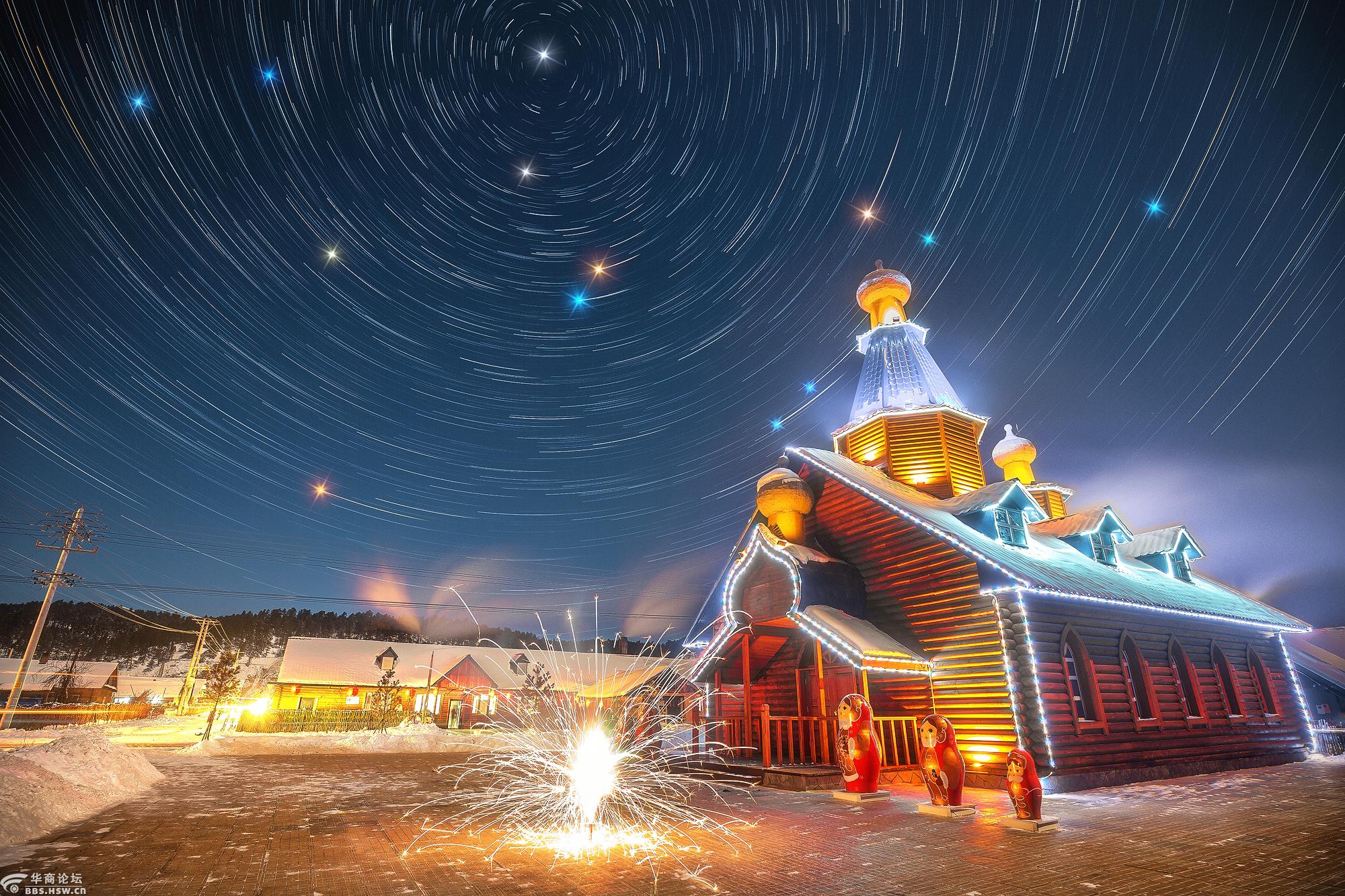 2019新雪季丨漠河北极圣诞滑雪场首滑迎客再次刷新全国首滑记录