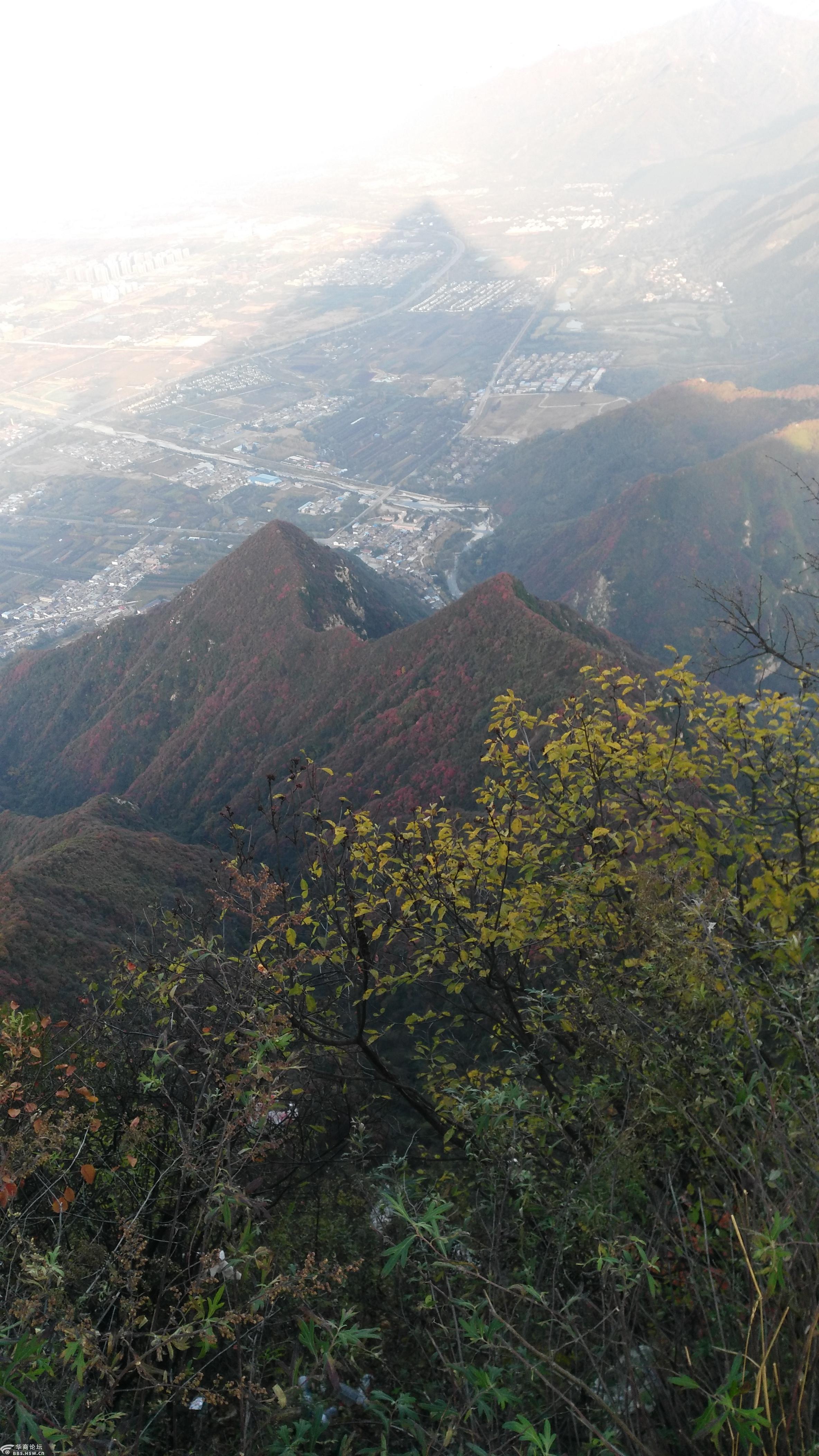野游户县圭峰山赏秋色流水木桥通小径哪知曲折何处