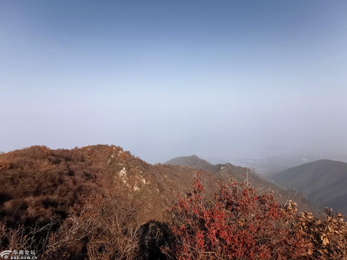 白石峪爬山西侧山梁路难走