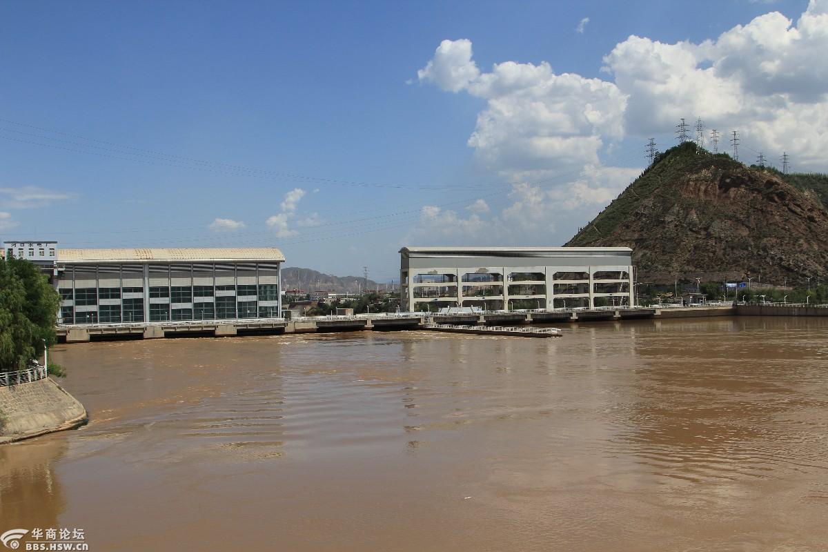 甘青行(37)黄河干流上的河床式水电站--河口水电站-咸阳论坛-华商论坛