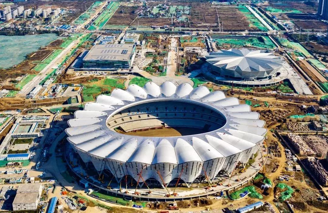 抢先看！全运场馆巡礼 西安新地标“石榴花”落成