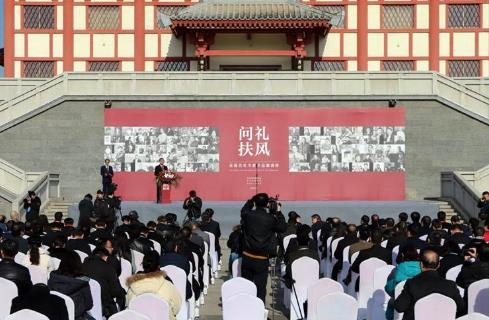 全国百名书法家“问礼扶风”作品亮相宝鸡 展出101幅作品