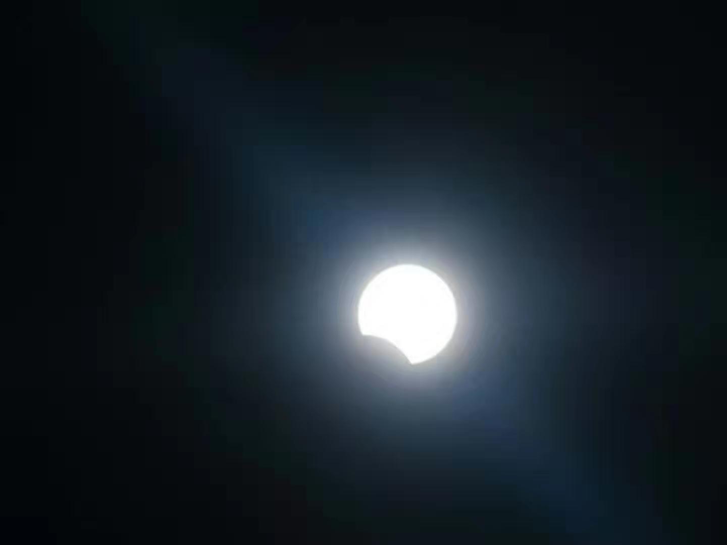 西安日偏食22%太阳被遮挡 下一次看要等到2020年6月