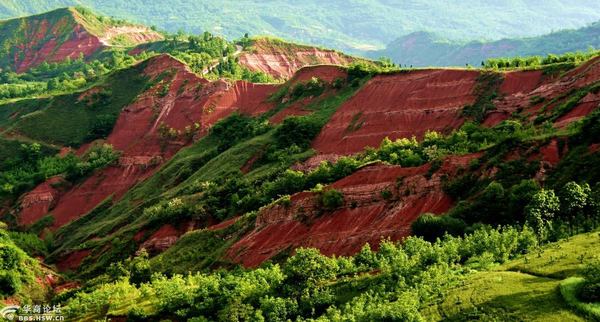 红土坡景色