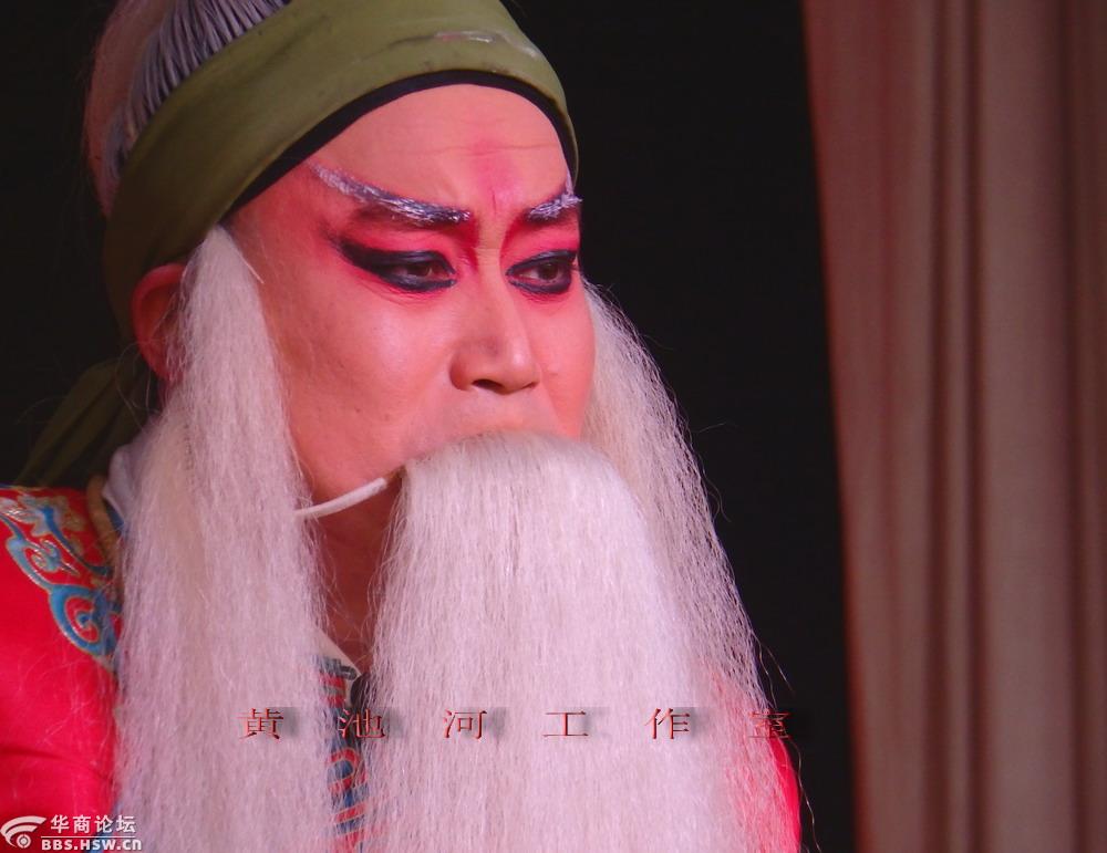 西舞秦腔剧院八团在宝鸡市龙山雅居演出秦腔本戏《斩李广》