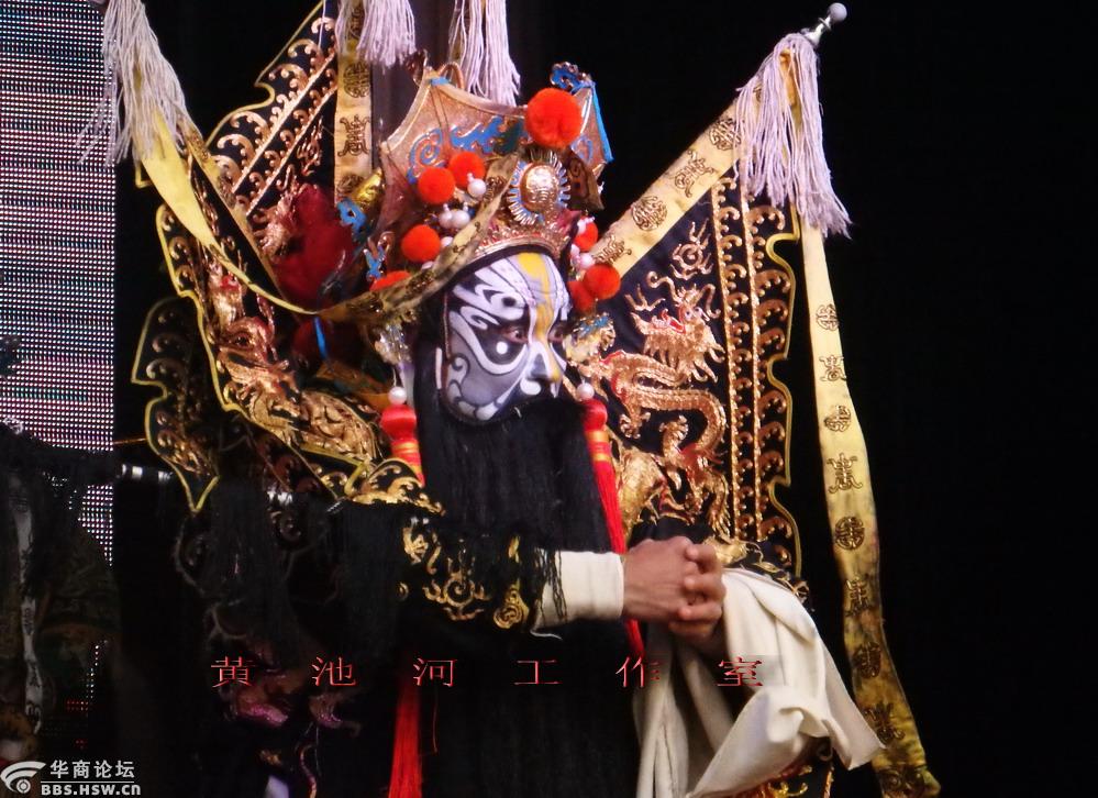 西舞秦腔剧院八团在宝鸡市龙山雅居演出秦腔本戏《斩李广》