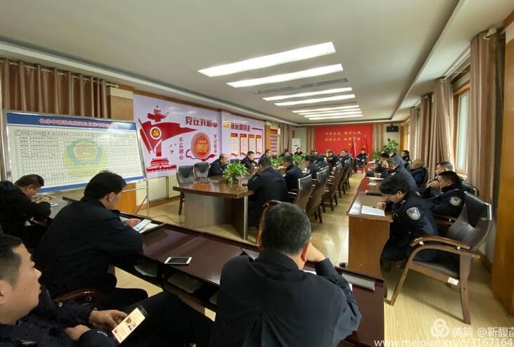 新城民警进基层  确保市民安安稳稳过春节
