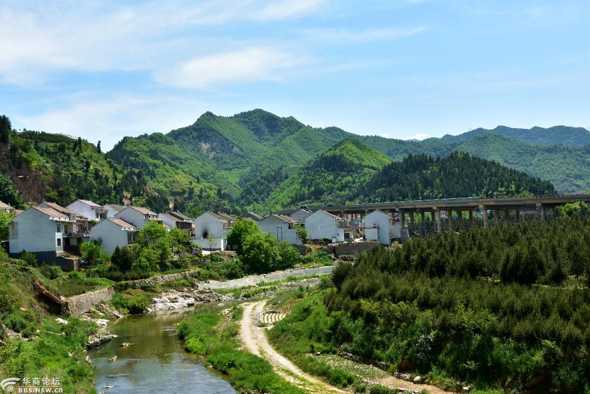 蓝田玉山沿途景色