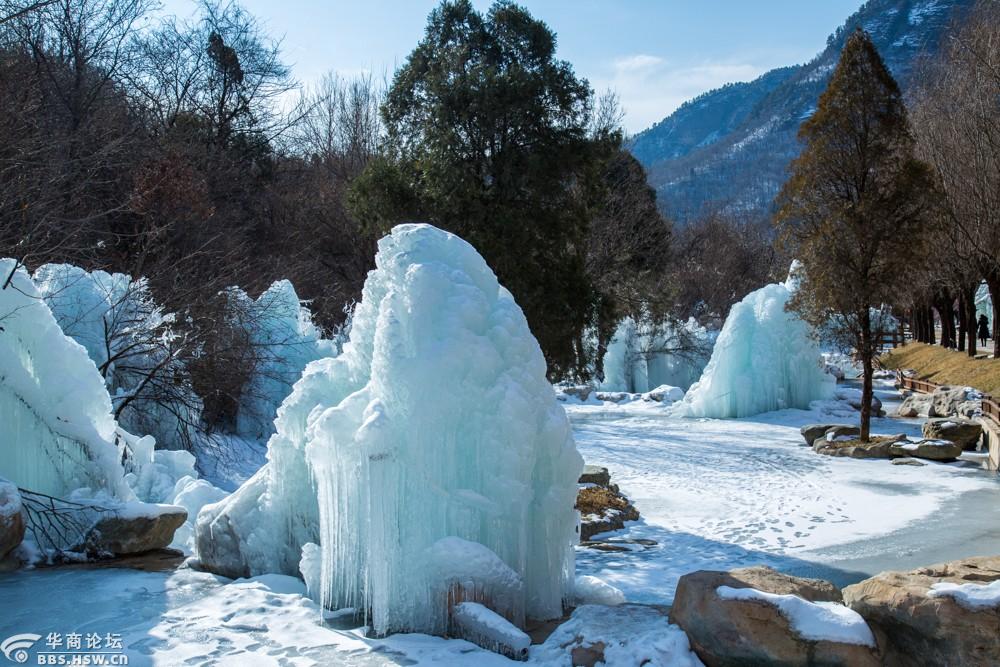 人造冰瀑也震撼