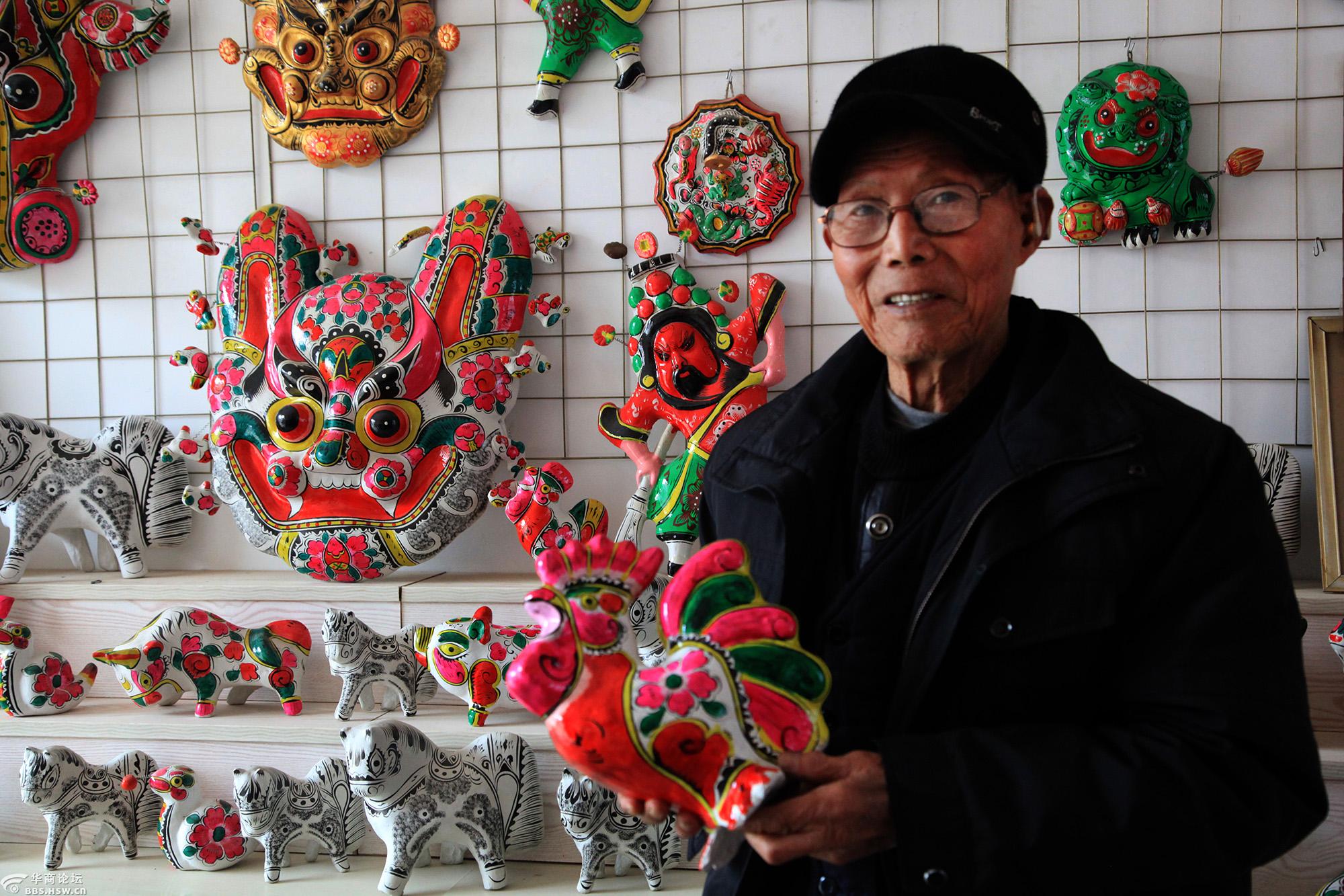 【摄影日记】 凤翔泥塑传承人胡深