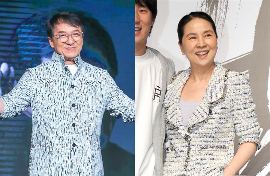 华商头条|林凤娇探班老公 成龙全程搀扶妻子下台阶温柔体贴