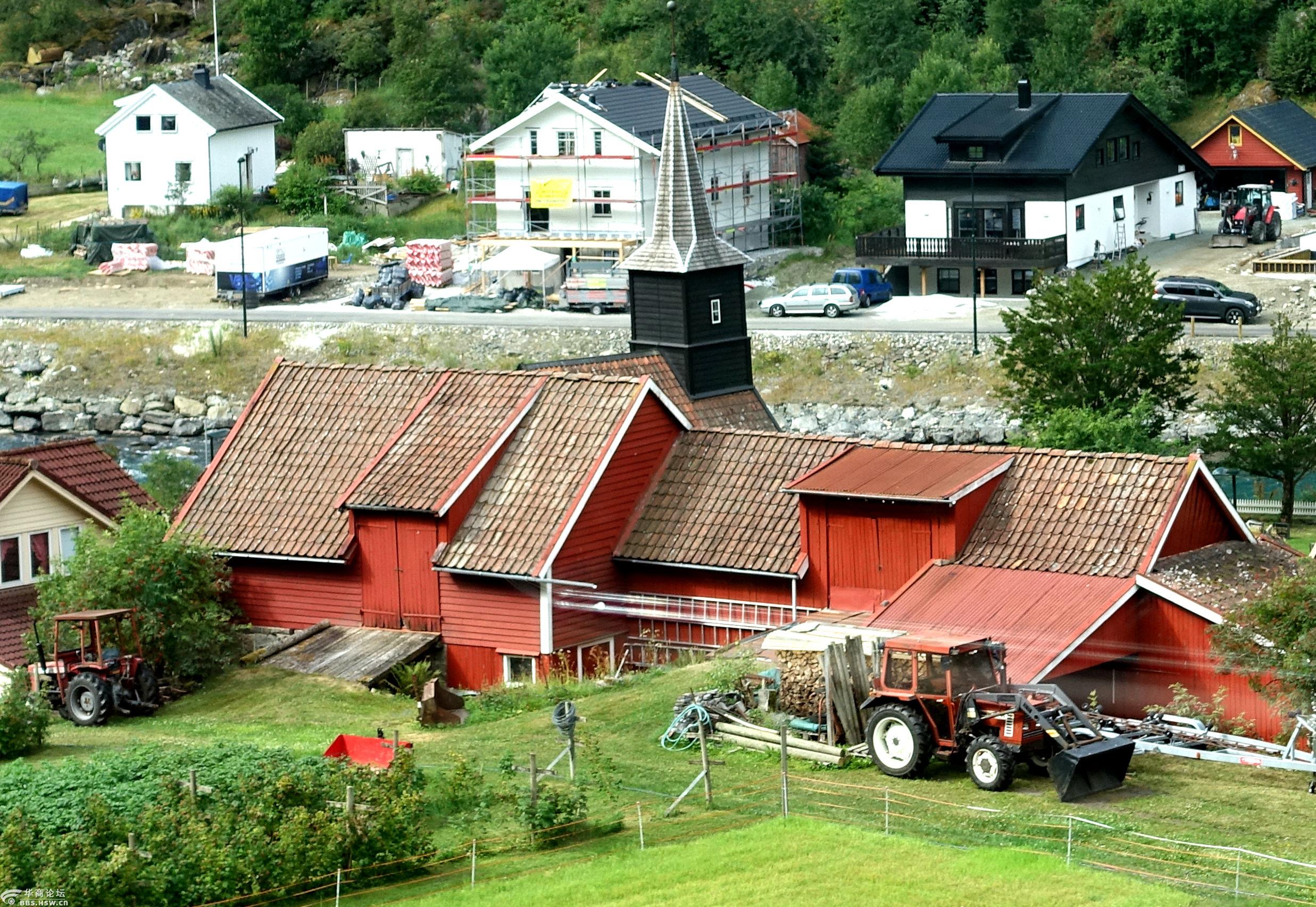 "天马行空看世界,走马观花逛挪威"之弗洛姆市井风光篇