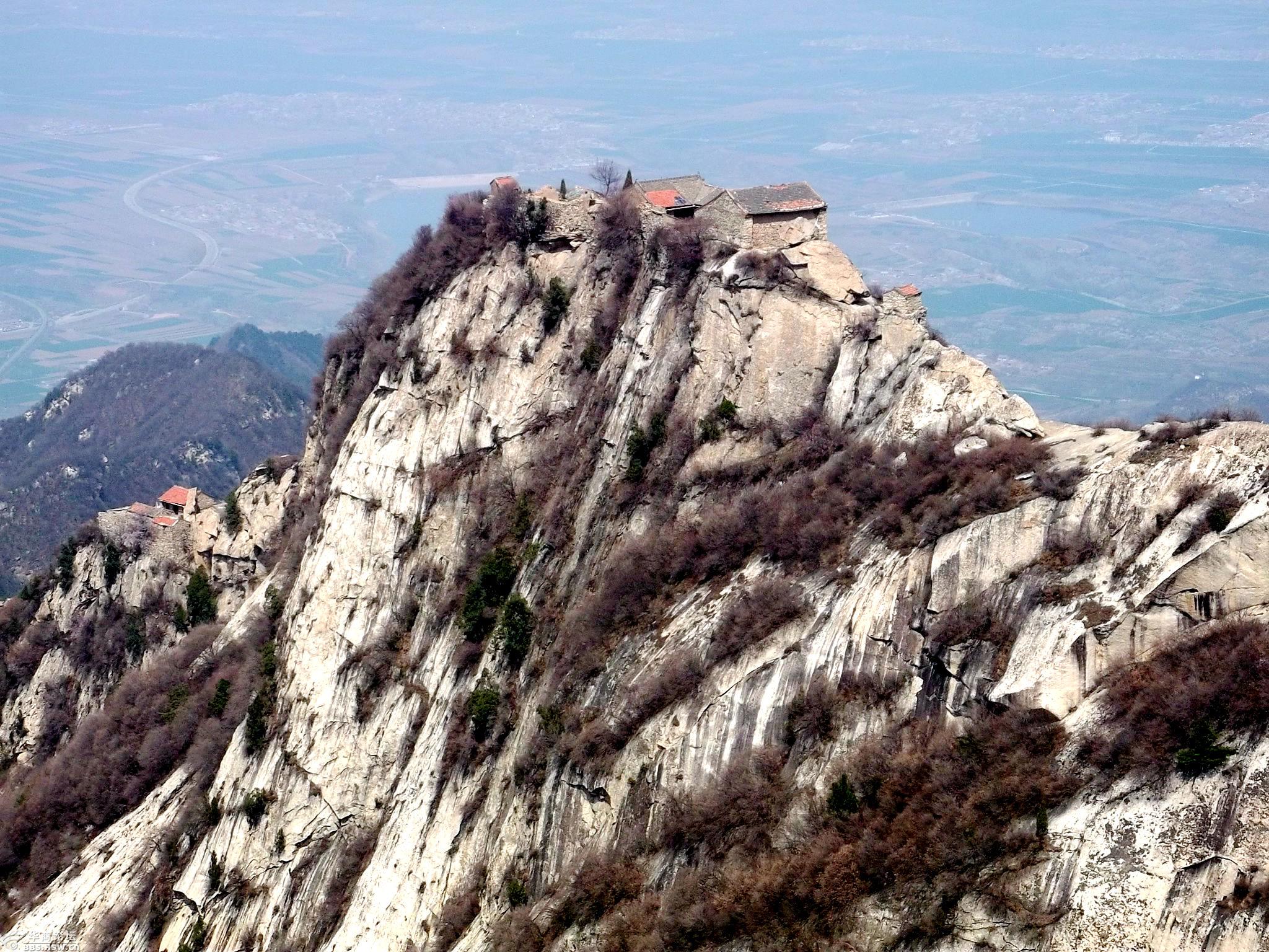 秦岭终南山嘉午台龙脊景色远眺.2011.3.23