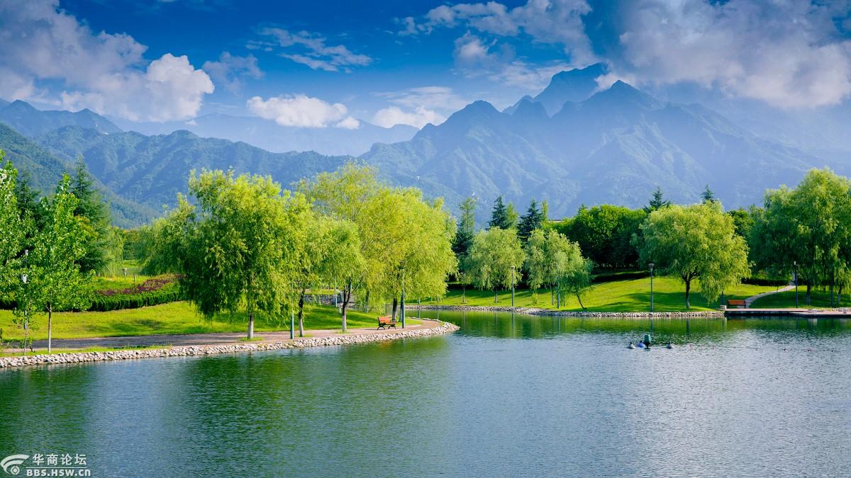 山水园林式校园