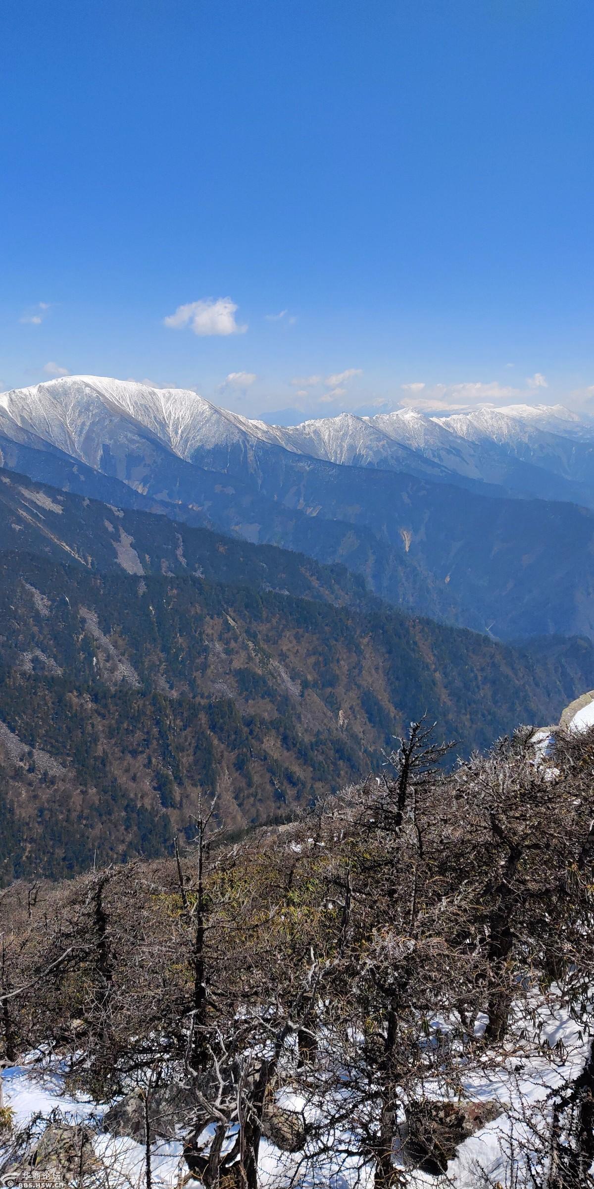 鳌山-顶棚梁穿越,赏秦岭龙脊最美雪景.-游山玩水-华商论坛